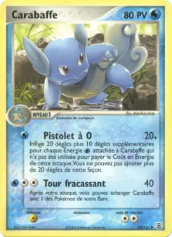 Carabaffe — carte 50 de l’extension EX Rouge Feu & Vert Feuille