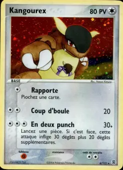Kangourex — carte 6 de l’extension EX Rouge Feu & Vert Feuille