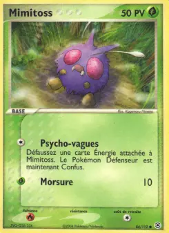 Mimitoss — carte 84 de l’extension EX Rouge Feu & Vert Feuille