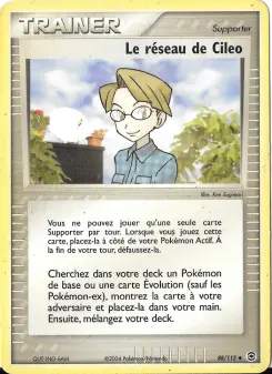 Le réseau de Cileo — carte 88 de l’extension EX Rouge Feu & Vert Feuille