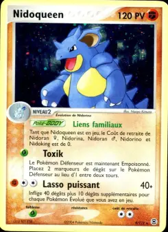 Nidoqueen — carte 9 de l’extension EX Rouge Feu & Vert Feuille