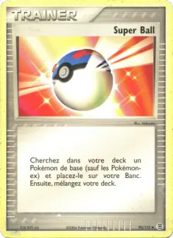 Super Ball — carte 92 de l’extension EX Rouge Feu & Vert Feuille