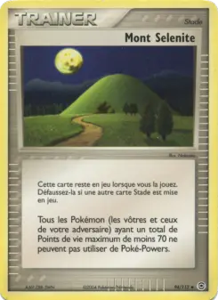Mont Selenite — carte 94 de l’extension EX Rouge Feu & Vert Feuille