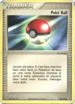 Poké Ball — carte 95 de l’extension EX Rouge Feu & Vert Feuille