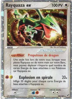 Rayquaza ex — carte 102 de l’extension EX Deoxys