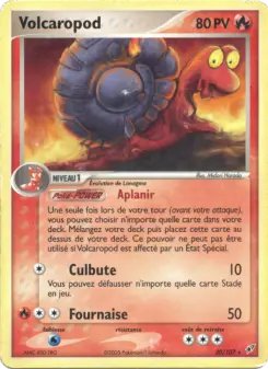 Volcaropod — carte 20 de l’extension EX Deoxys