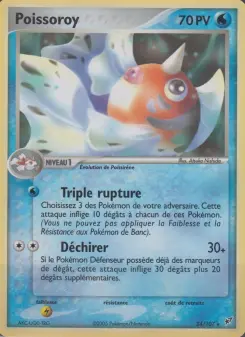 Poissoroy — carte 24 de l’extension EX Deoxys