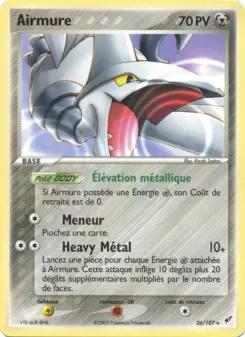 Airmure — carte 26 de l’extension EX Deoxys