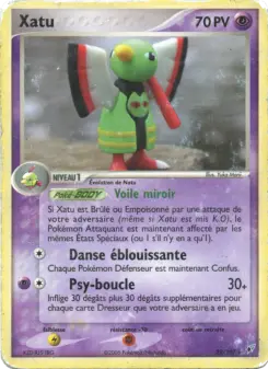 Xatu — carte 29 de l’extension EX Deoxys