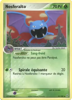 Nosferalto — carte 31 de l’extension EX Deoxys