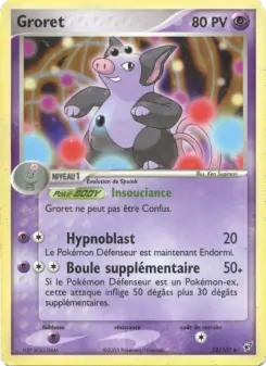 Groret — carte 32 de l’extension EX Deoxys