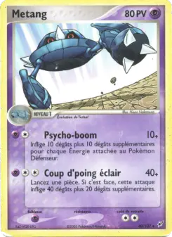 Metang — carte 40 de l’extension EX Deoxys