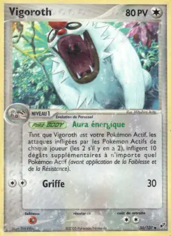 Vigoroth — carte 50 de l’extension EX Deoxys