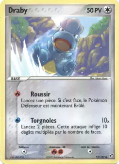 Draby — carte 52 de l’extension EX Deoxys