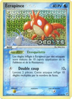 Écrapince — carte 57 de l’extension EX Deoxys