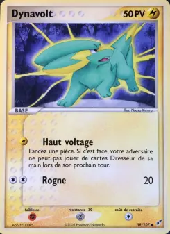 Dynavolt — carte 59 de l’extension EX Deoxys