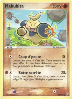 Makuhita — carte 65 de l’extension EX Deoxys