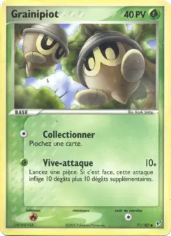 Grainipiot — carte 71 de l’extension EX Deoxys