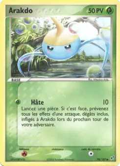 Arakdo — carte 78 de l’extension EX Deoxys