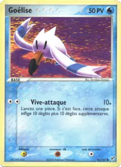 Goélise — carte 81 de l’extension EX Deoxys