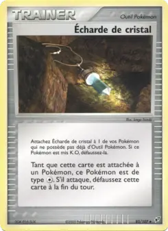 Écharde de cristal — carte 85 de l’extension EX Deoxys