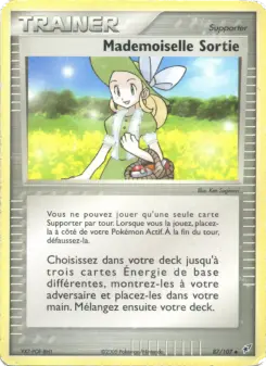 Mademoiselle Sortie — carte 87 de l’extension EX Deoxys