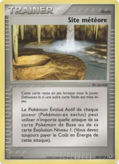Site météore — carte 89 de l’extension EX Deoxys