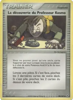 La découverte du Professeur Kosmo — carte 90 de l’extension EX Deoxys