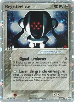 Registeel ex — carte 100 de l’extension EX Émeraude
