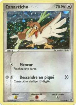 Canarticho — carte 107 de l’extension EX Émeraude