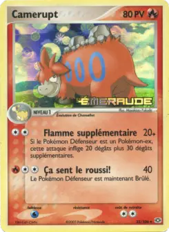 Camerupt — carte 23 de l’extension EX Émeraude