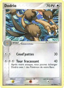 Dodrio — carte 26 de l’extension EX Émeraude