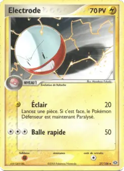 Electrode — carte 27 de l’extension EX Émeraude