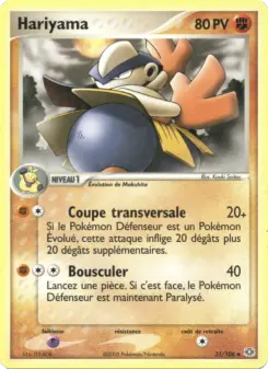 Hariyama — carte 31 de l’extension EX Émeraude