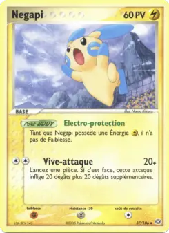Negapi — carte 37 de l’extension EX Émeraude