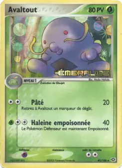 Avaltout — carte 40 de l’extension EX Émeraude