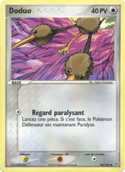 Doduo — carte 45 de l’extension EX Émeraude