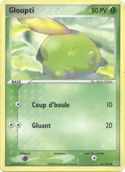 Gloupti — carte 51 de l’extension EX Émeraude