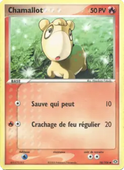 Chamallot — carte 58 de l’extension EX Émeraude