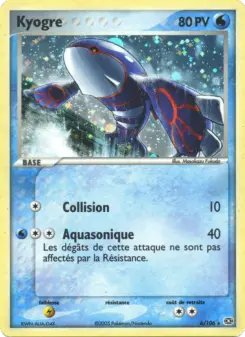 Kyogre — carte 6 de l’extension EX Émeraude