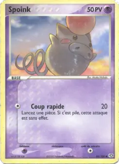Spoink — carte 66 de l’extension EX Émeraude