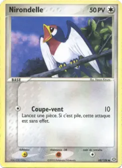 Nirondelle — carte 68 de l’extension EX Émeraude