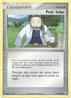 Prof. Seko — carte 82 de l’extension EX Émeraude