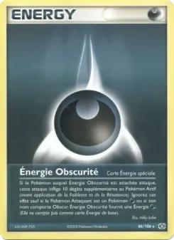 Énergie Obscurité — carte 86 de l’extension EX Émeraude