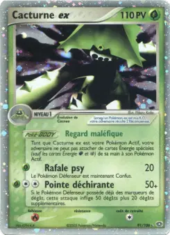 Cacturne ex — carte 91 de l’extension EX Émeraude