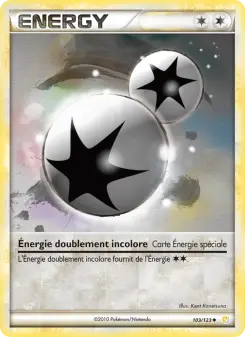 Énergie doublement incolore — carte 103 de l’extension HeartGold SoulSilver