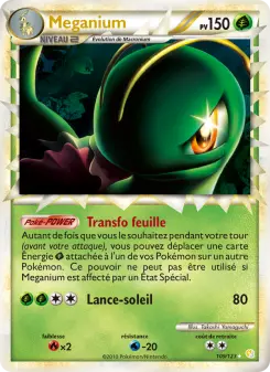 Meganium — carte 109 de l’extension HeartGold SoulSilver