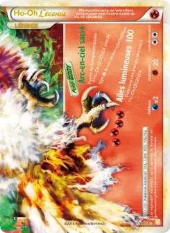 Ho-Oh LÉGENDAIRE — carte 112 de l’extension HeartGold SoulSilver