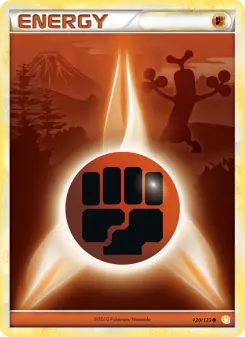 Énergie Combat — carte 120 de l’extension HeartGold SoulSilver