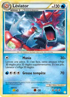 Léviator — carte 123 de l’extension HeartGold SoulSilver